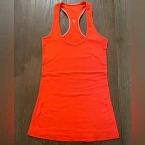 Lululemon Cool Racerback Tank Top Red/Orange Size 4